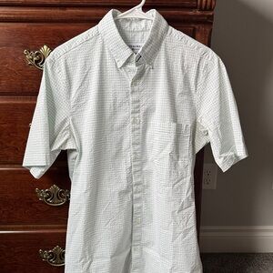 New Mizzen+Main seersucker button down, M trim tall